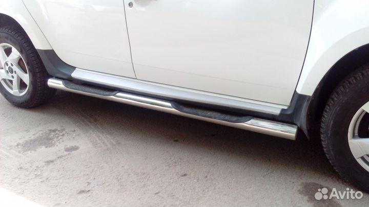 Пороги труба с проступью