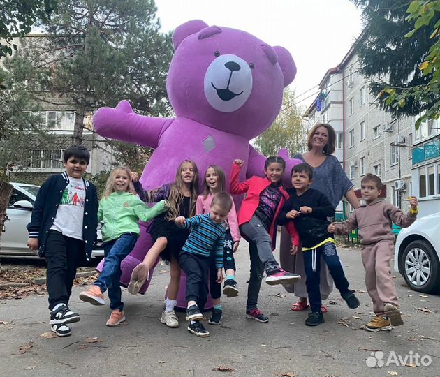 Гигантский говорящий Мишка,медведь аниматор