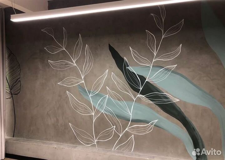 Роспись стен, художник