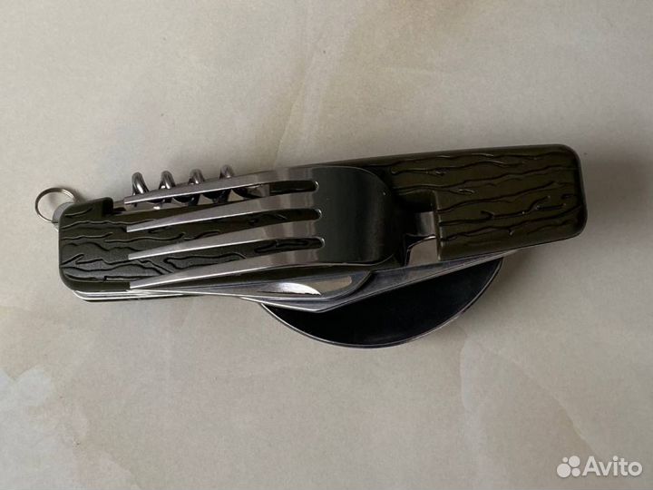 Мультитул / Нож складной, ложка вилка 6 в 1