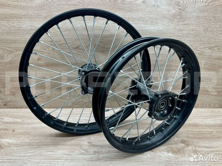 Комплект дисков 17/14 (в сборе) новые, питбайк