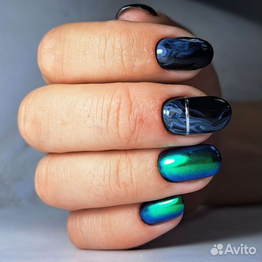 Маникюр с покрытием, наращивание