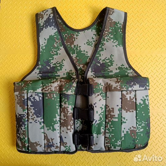 Новый жилет утяжелитель с грузом 20 кг в комплекте