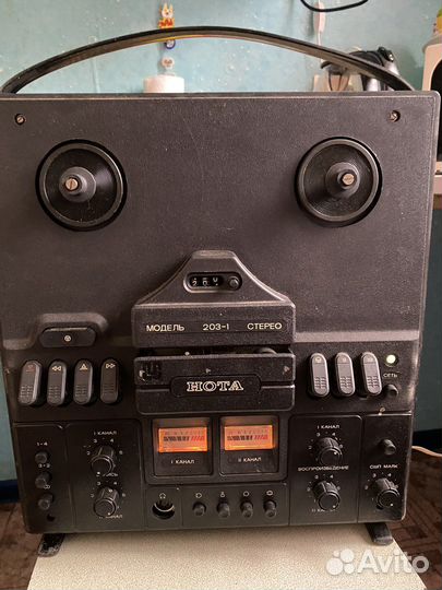 Катушечный магнитофон Нота 203-1 стерео
