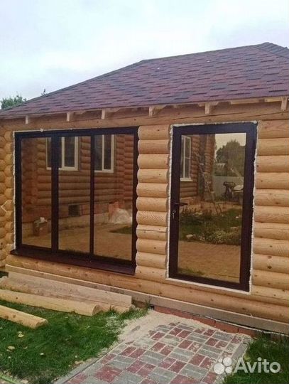 Пластиковые окна с утеплением brusbox