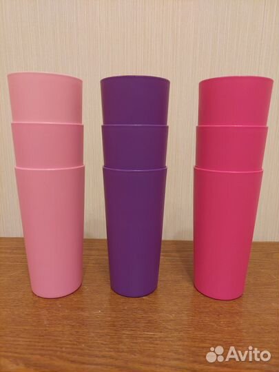 Стаканы пластиковые многоразовые