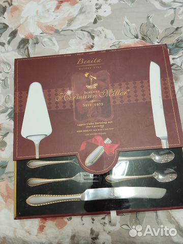 Набор подарочный приборы для десерта