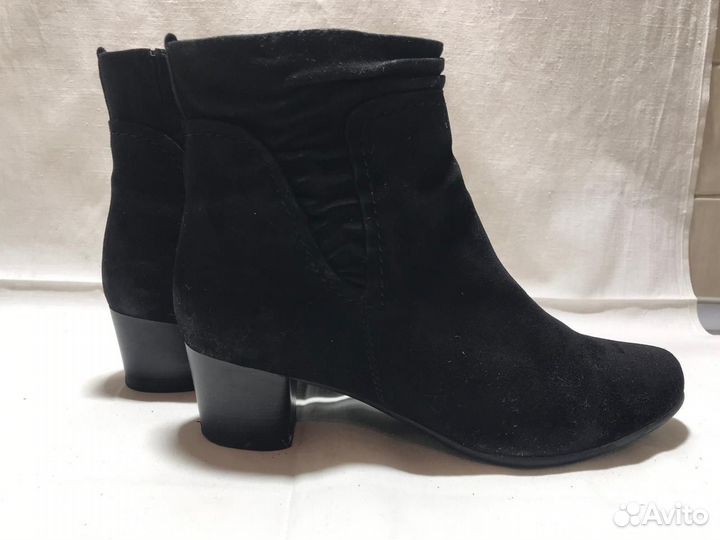 Сапожки демисезонные Caprice 38 натуральная кожа