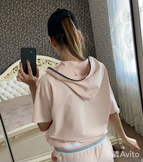 Спортивный костюм с капюшоном женский (L) Турция