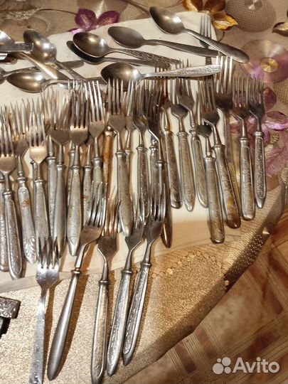 Ложки вилки нержавейка СССР