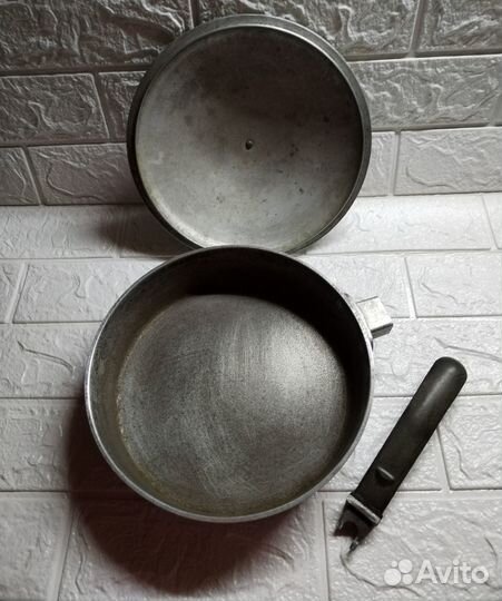 Сковорода - сотейник, полированный алюминий,винтаж