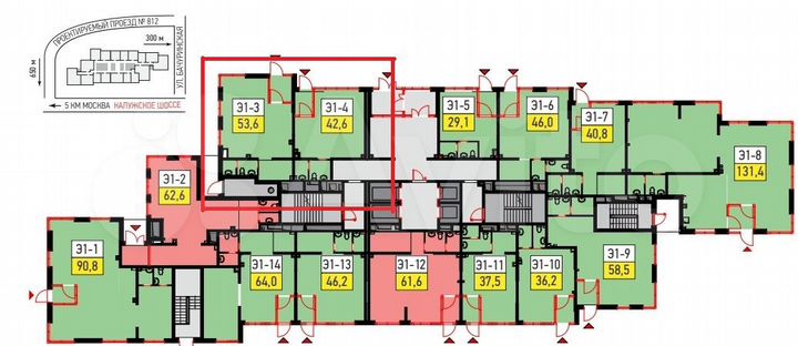 Торговая площадь, 96.2 м²