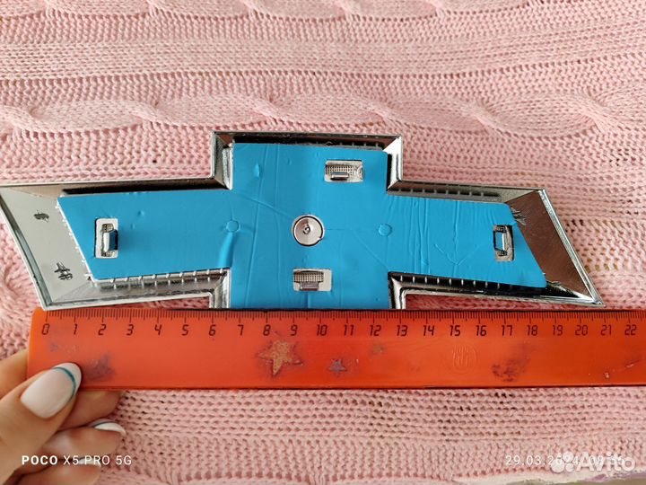 Эмблема перед/зад/капот Chevrolet шильдик