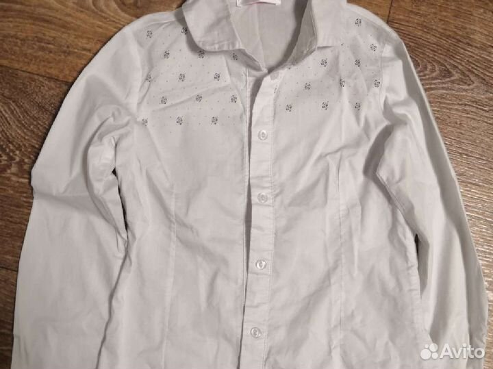 Школьные блузки рубашки 116 122