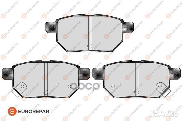 Колодки тормозные зад 1623063480 eurorepar
