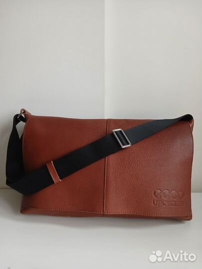 Новая сумка Ecсo Upcycled Messenger Cow Leather