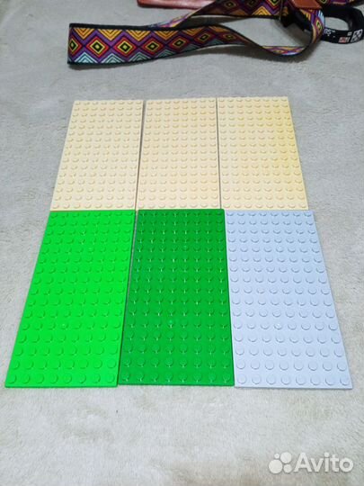 Деталь lego Лего 92438 пластина Plate 8 x 16