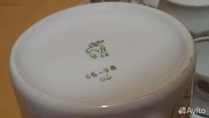 Чайный сервиз дфз Вербилки Лебеди редкость СССР