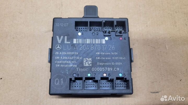 Блок двери mercedes С 204