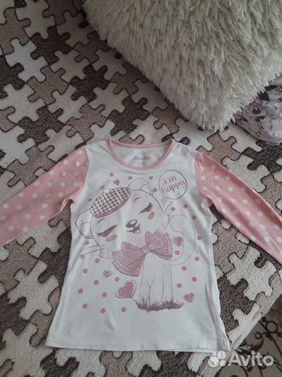 Кофта лонгслив р 116-122