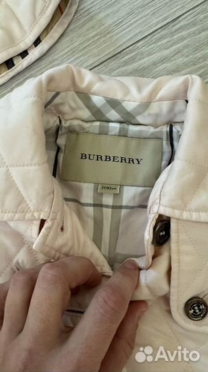 Деткая курточка со шляпкой Burberry(оригинал)