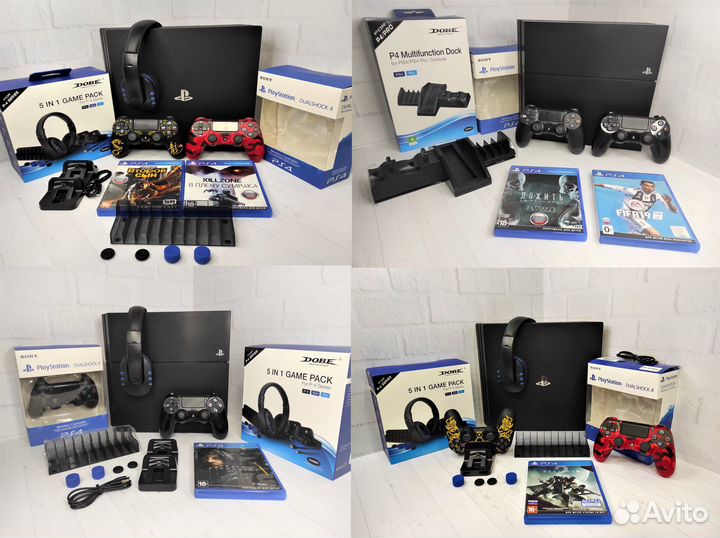 PS3 PS4 Fat/Slim/PRO PS5 & Xbox One/One S/One X