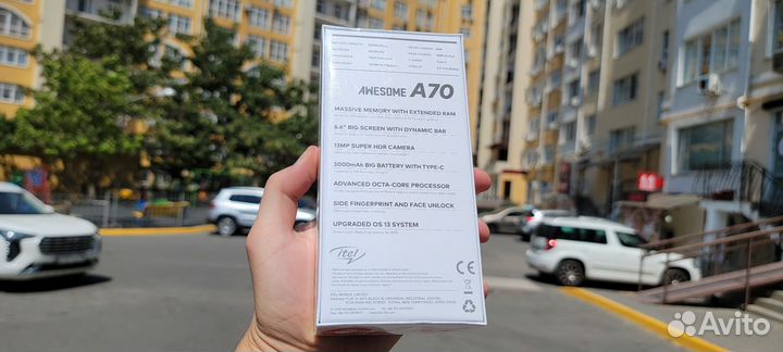 Itel A70, 4/256 ГБ