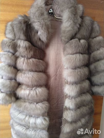 Шуба из песца