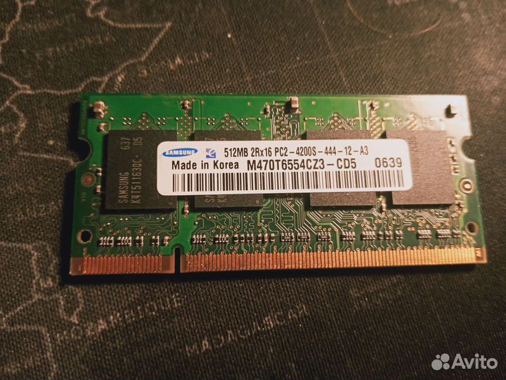 Оперативная память ddr2 для ноутбука