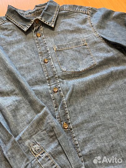 Джинсовая рубашка на мальчика Benetton