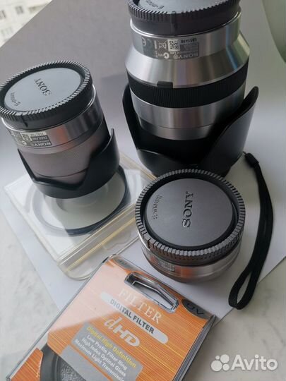 Комплект объективы sony