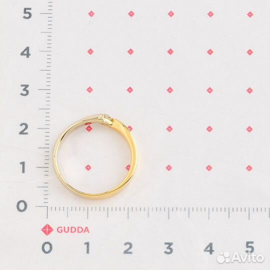 Кольцо золотое с бриллиантом