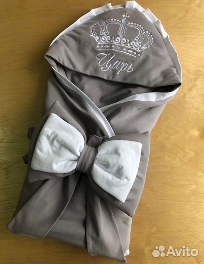 Конверт на выписку для мальчика зимний