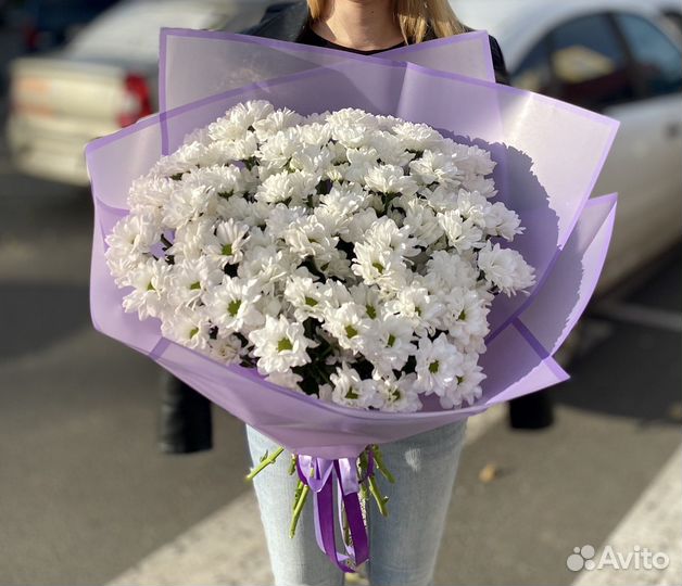 Доставка букетов из любых цветов,Роза, Хризантема