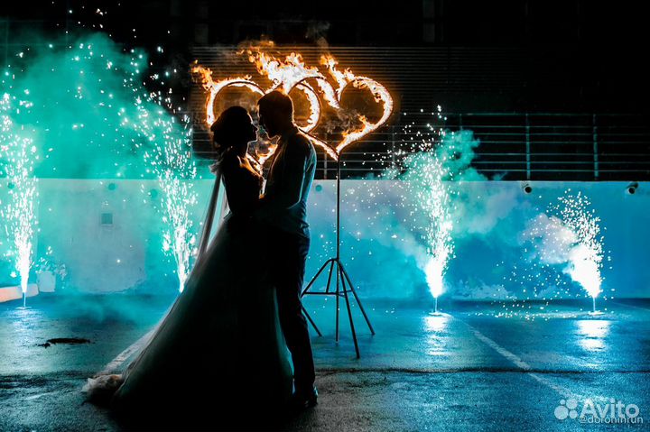 Огненное шоу/ Fire show/ Фаер шоу/Огненные надписи