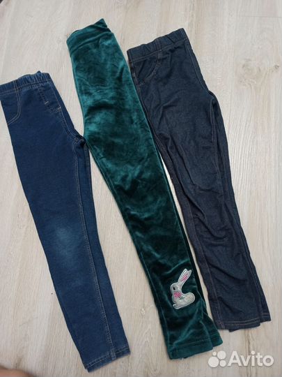 Лосины штаны 6 7 8 лет 122 128