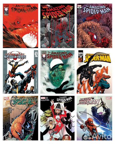 Ретро комиксы spider-man на английском языке