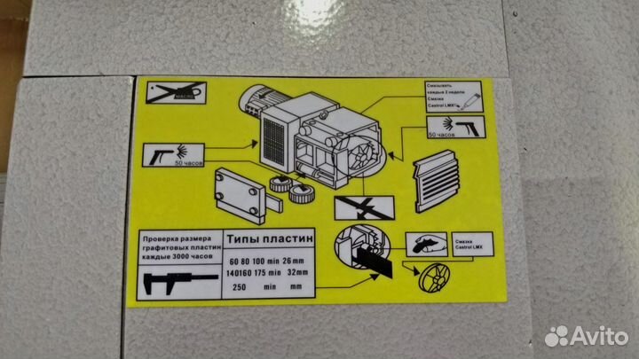 Роторно-пластинчатый вакуумный насос