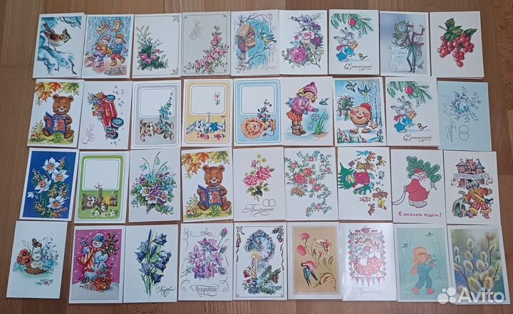Открытки советские коллекционные ретро СССР