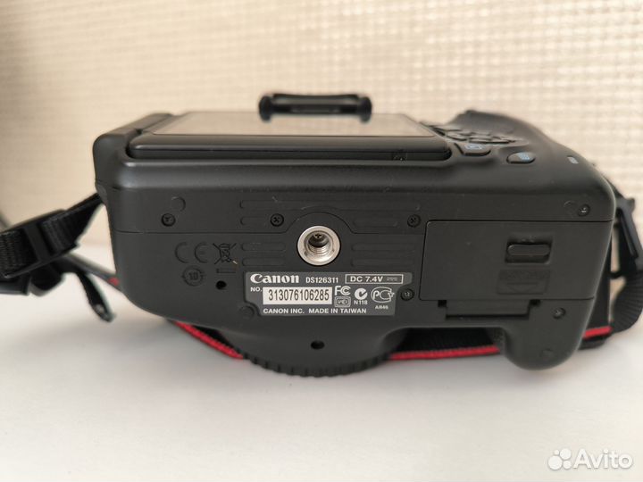 Фотоаппарат зеркальный canon EOS 600d