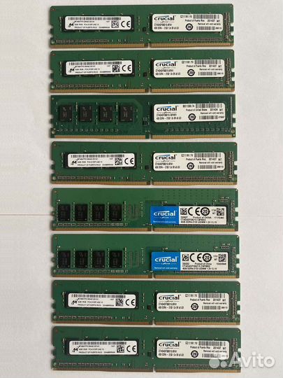 Оперативная память ddr4 Crucial 32 Gb 2133MHz