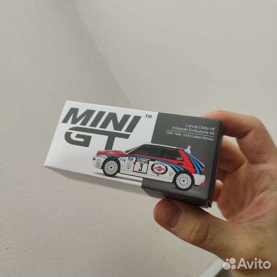 Mini GT Lancia Delta Integrale Evoluzione#3 + кейс