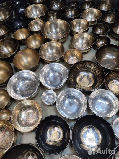 Кованая поющая чаша Plain - 31см; Соль; 98 гц