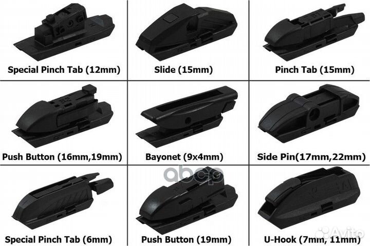 Щётка стеклоочистителя гибридная 450мм hwbc18 G