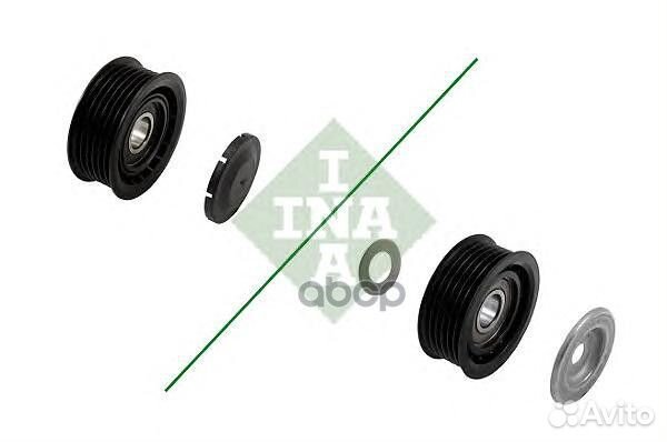 Ролик ребристый, CDI 532016010 Ina