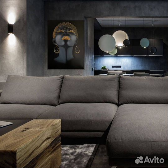 Картина маслом на холсте «Африканка»