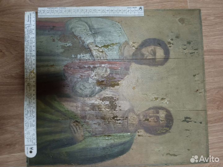 Большая старинная икона