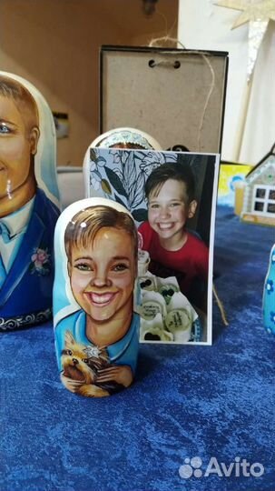 Матрёшка портретная