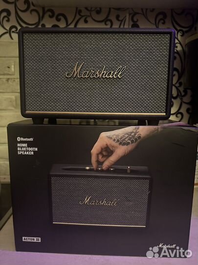 Marshall Acton 3 колонка оригинал черная