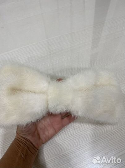 Повязка на голову норковая